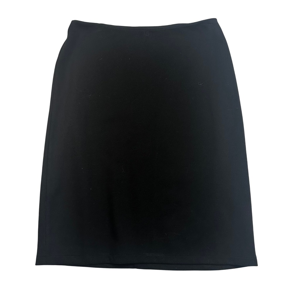 Appleseed's‎ Petites Black Basic Knee Length Pencil Skirt Women's PM Academia